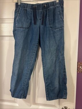 Denver Hayes Women's XS Relaxed Drawstring Jeans - 100% cotton